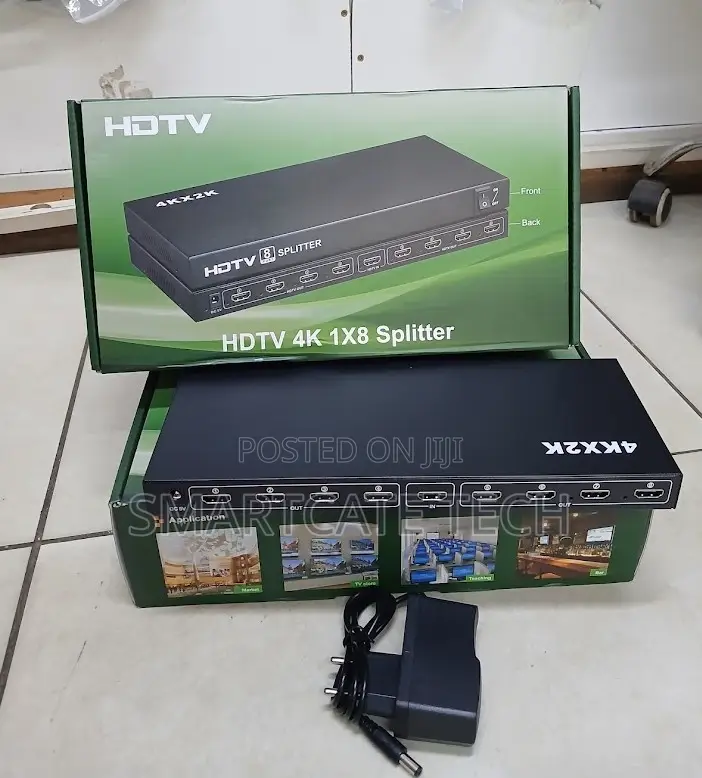 8 Port HDMI Splitter 1x8 – Full HD 1080P Audio Video Distributor