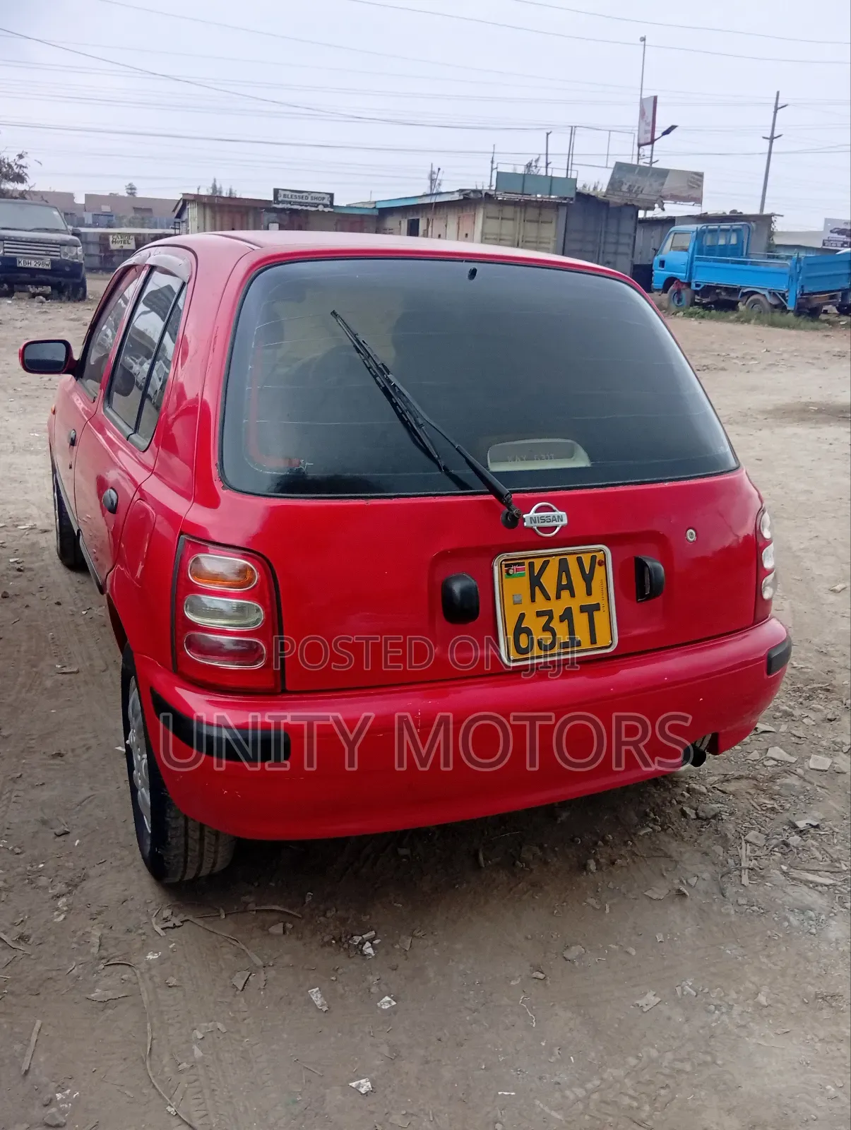 Nissan March 2004 Red