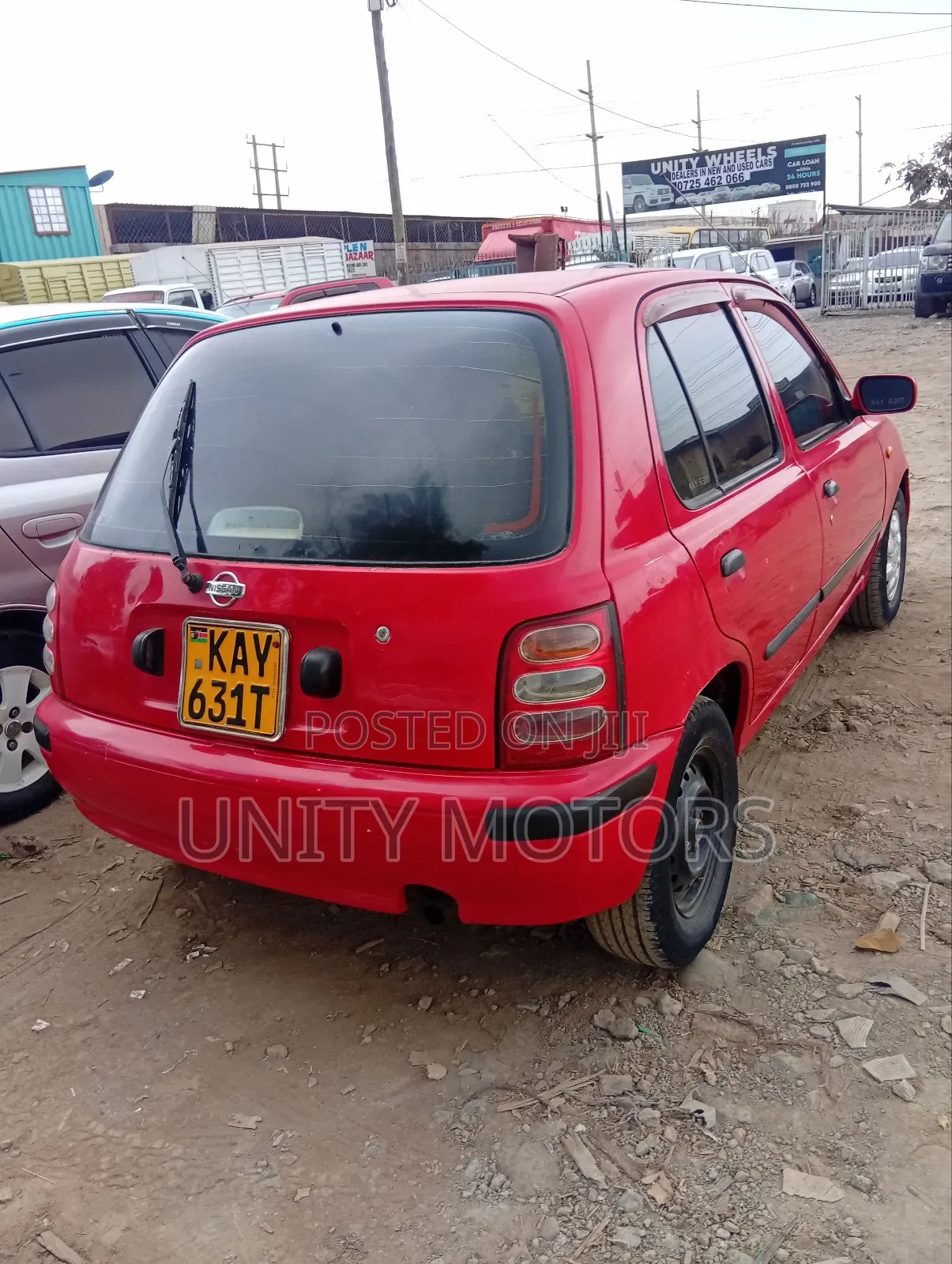 Nissan March 2004 Red