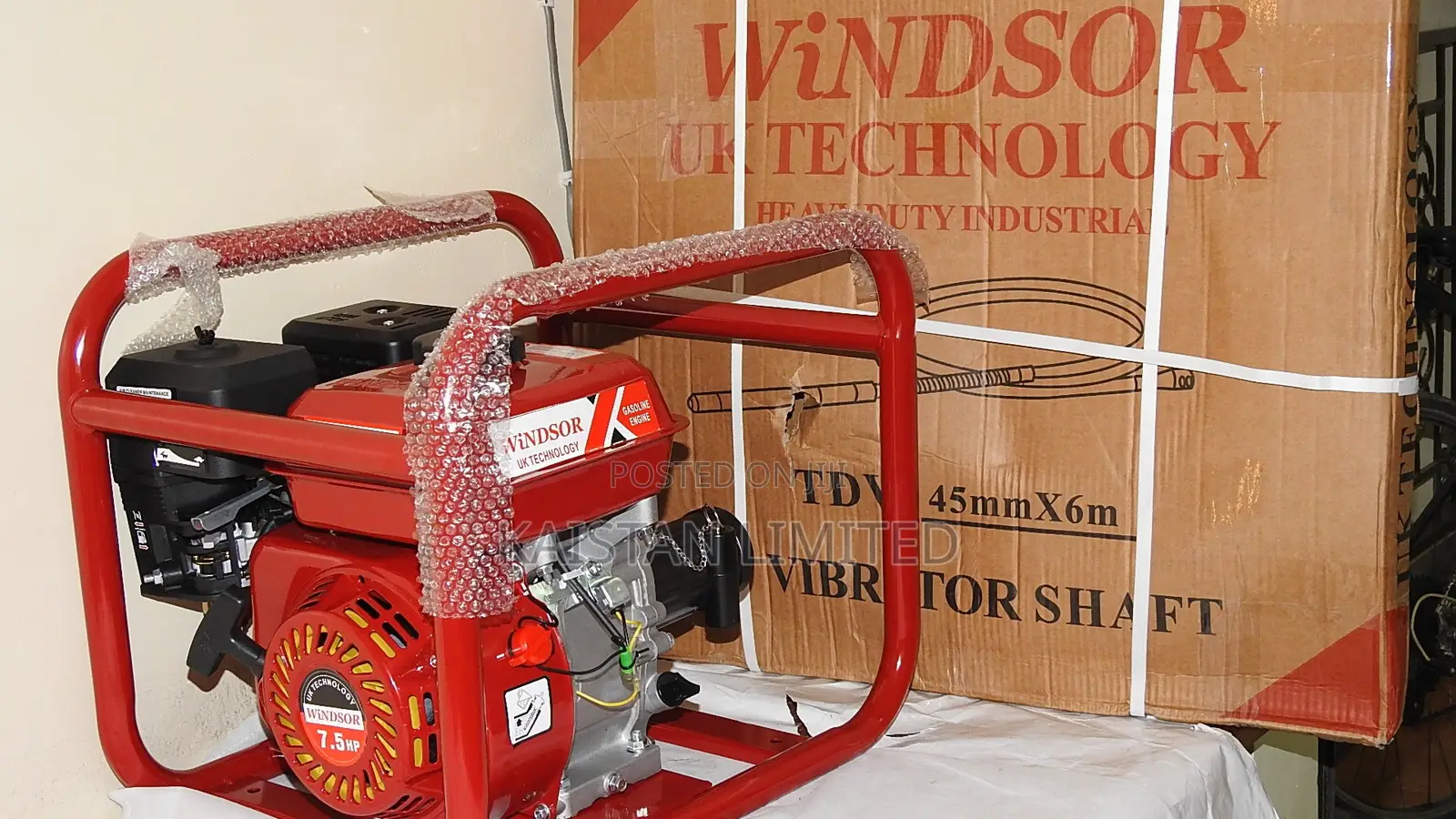 Windsor 7.5HP Concrete Vibrator for Construction+ Poker