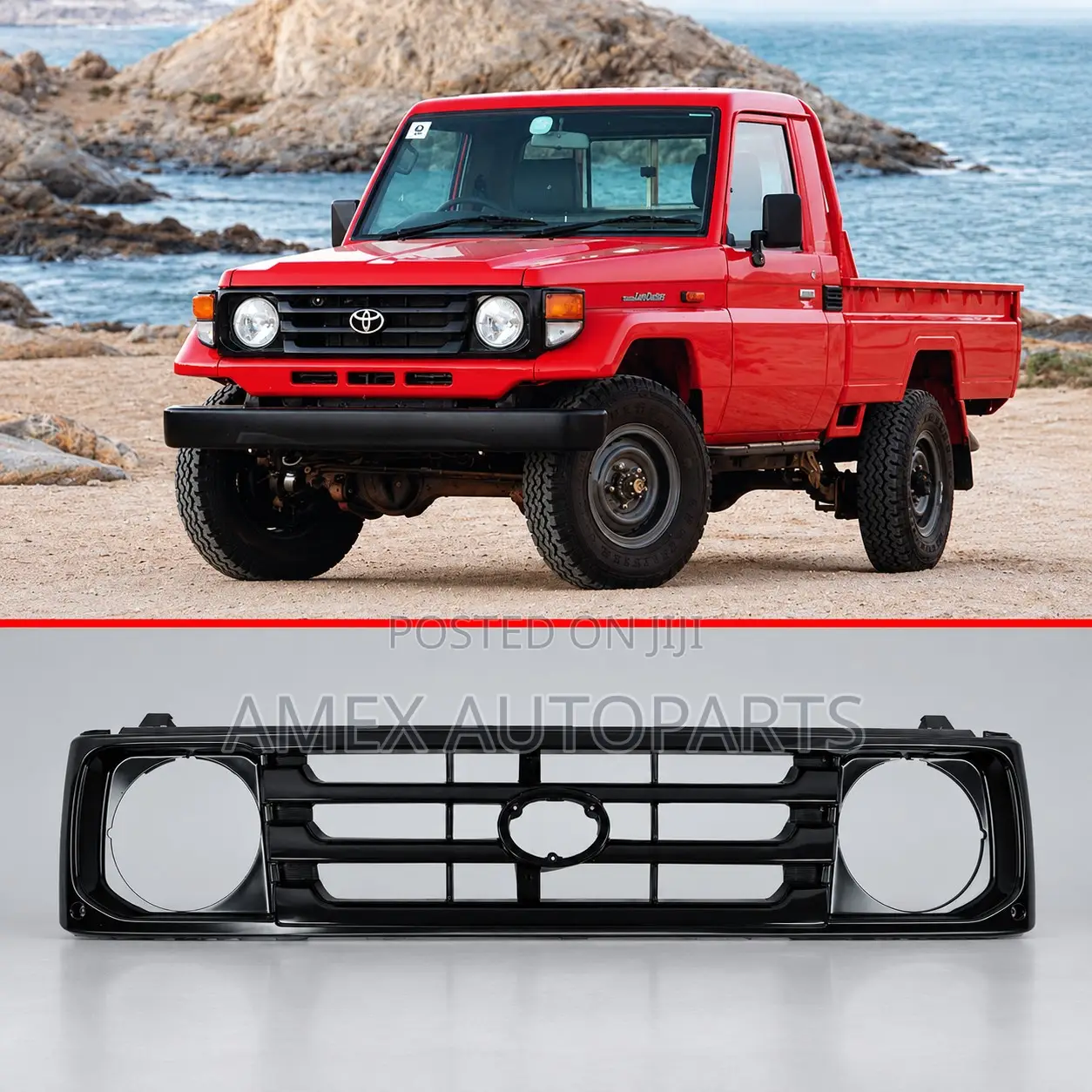 Grille Toyota Land Cruiser FJ79 1999 Onwards