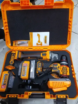 Rechargeable Ingco Combo Kit Grinder/Drill