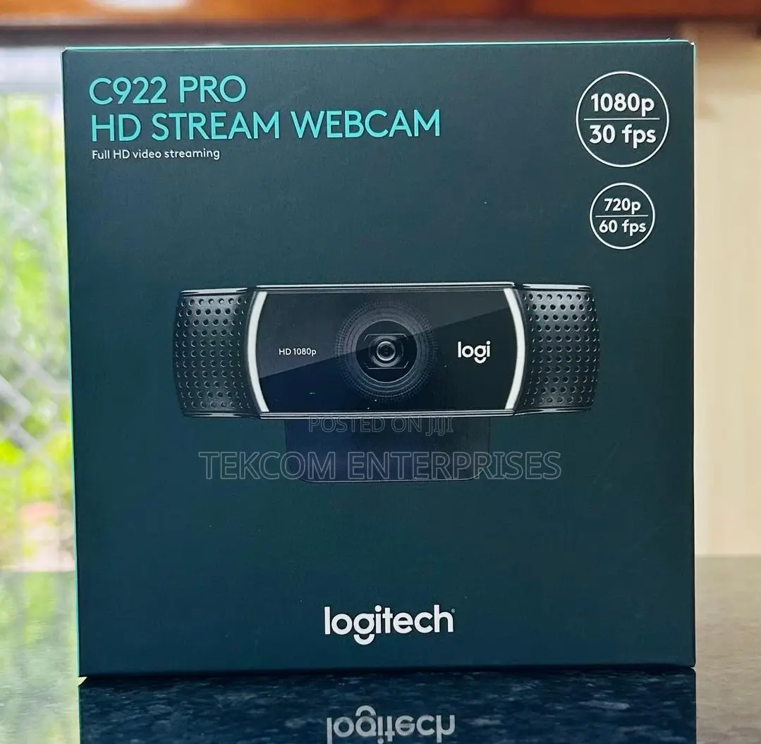 Logitech C922 Webcam With Tripod Stand