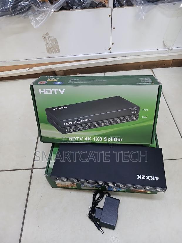 HDMI Signal Splitter 1x8 Full HD 1080P – 8 Output HDMI Hub - main view