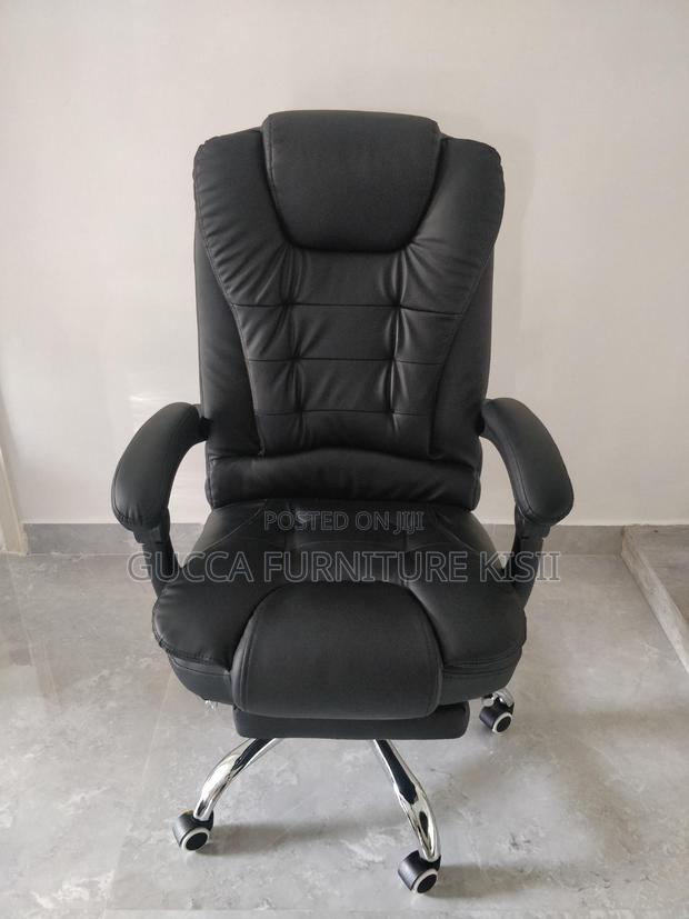Leather Office Chair With Footrest - thumbnail 9