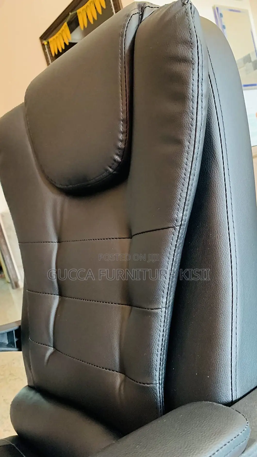 Leather Office Chair With Footrest