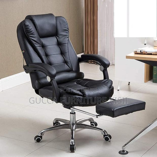 Leather Office Chair With Footrest - thumbnail 14