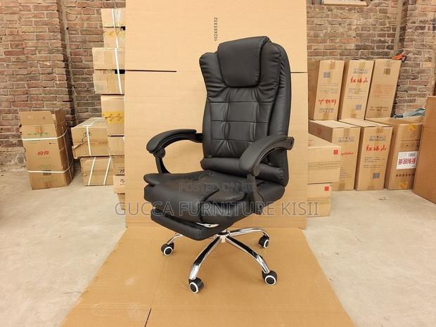 Leather Office Chair With Footrest - thumbnail 15