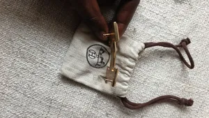 32mm Constance H Gold, Authentic Side Stamp, Buckle Only +Dust Bag