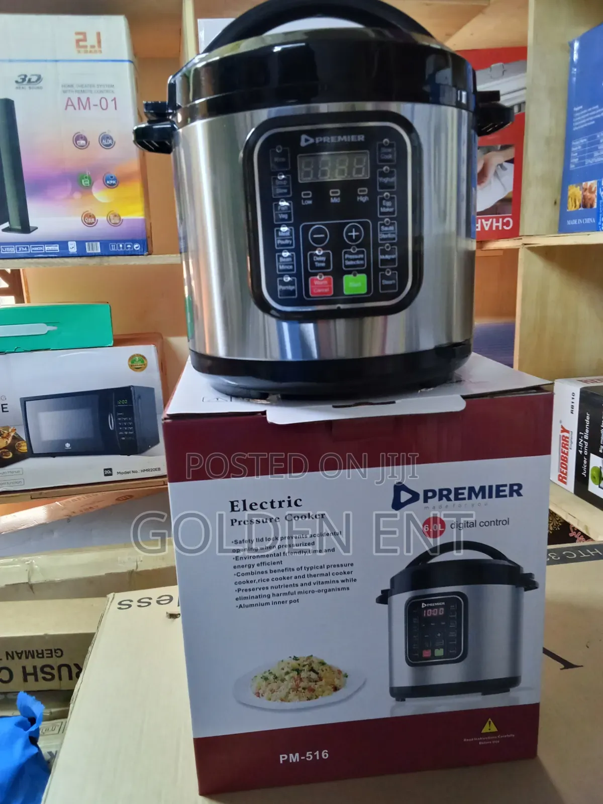 Premier 6l Electric Pressure Cooker/ Quality Pressure Cooker