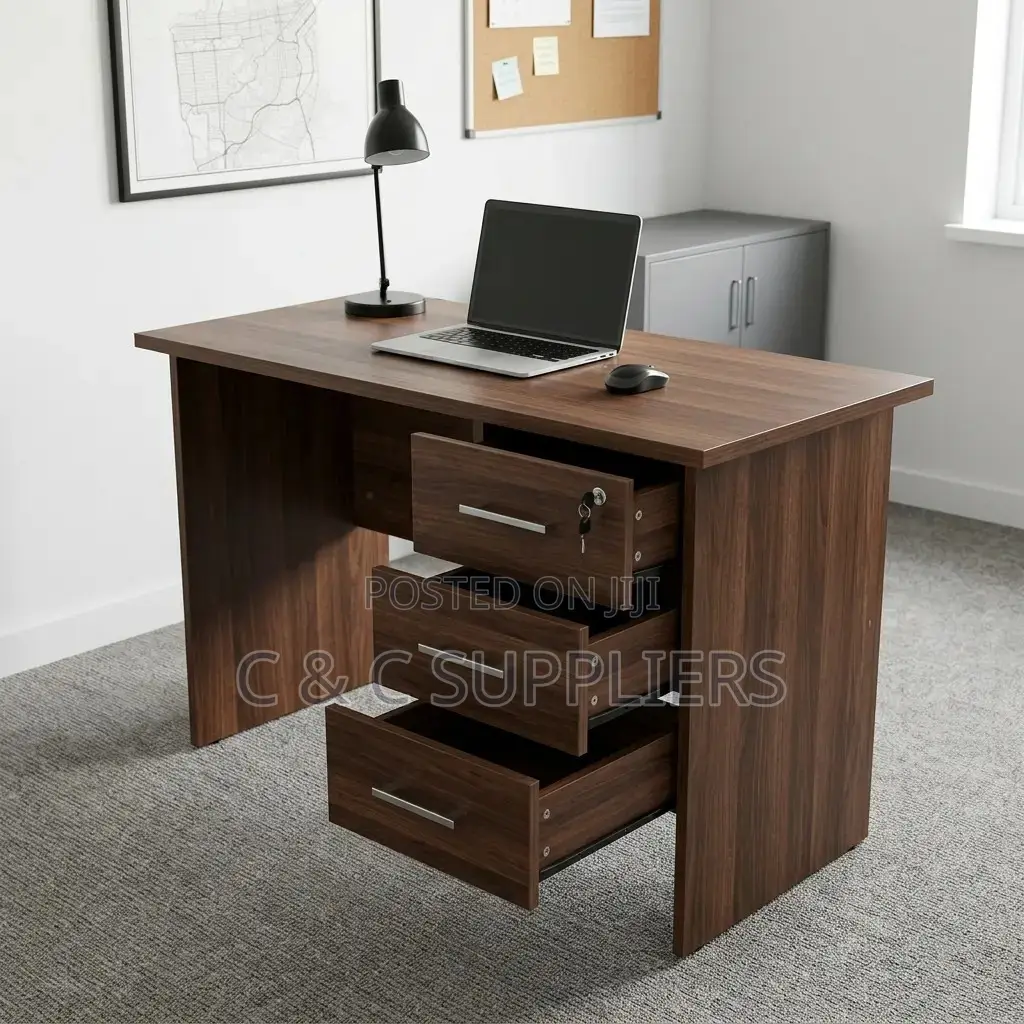 Brown Study Custom Desk-1.0m