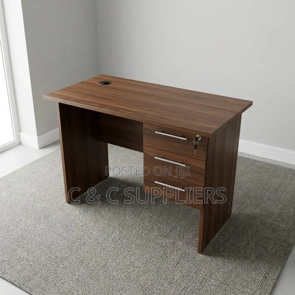 Brown Study Custom Desk-1.0m