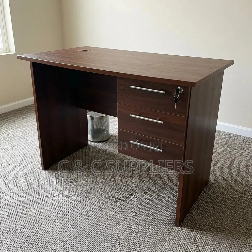 Brown Study Custom Desk-1.0m