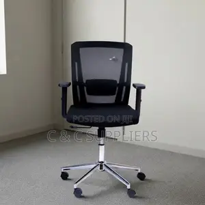 Medium Back Mesh Staff Desk Chair.