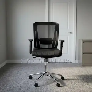 Medium Back Mesh Staff Desk Chair.