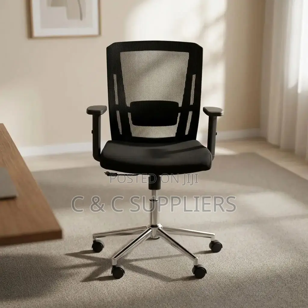 Medium Back Mesh Staff Desk Chair.