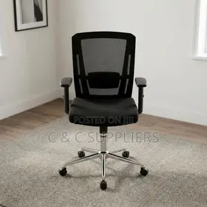 Medium Back Mesh Staff Desk Chair.