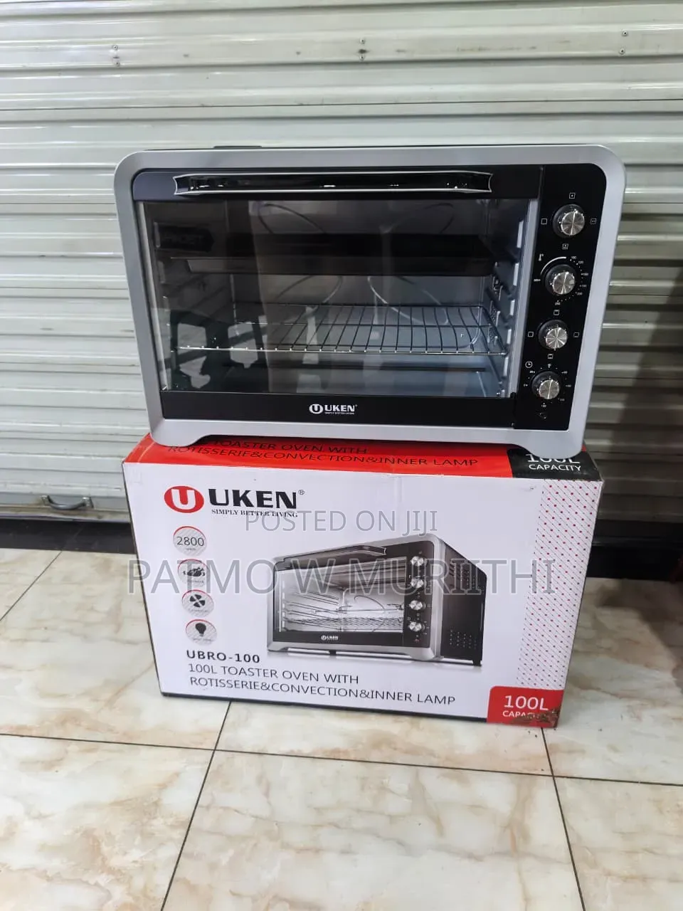 Uken 100L Electric Toaster Oven