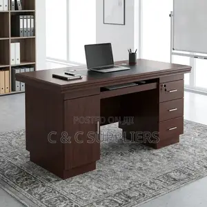 Executive Mahogany Staff Desk-1400mm