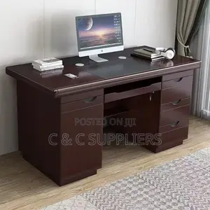 Executive Mahogany Staff Desk-1400mm