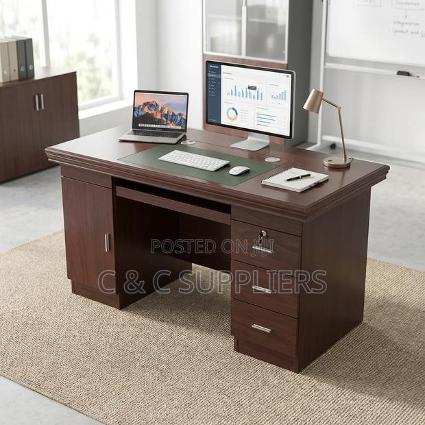 Executive Mahogany Staff Desk-1400mm - main view
