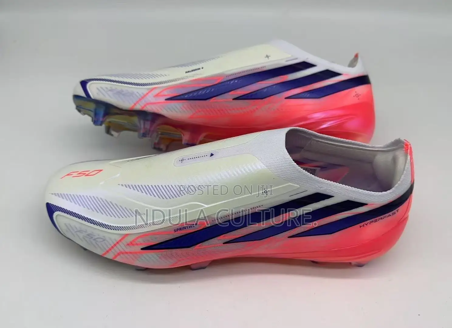 Adidas F50 Hyperfast Pro Laceless Turf Soccer Shoes