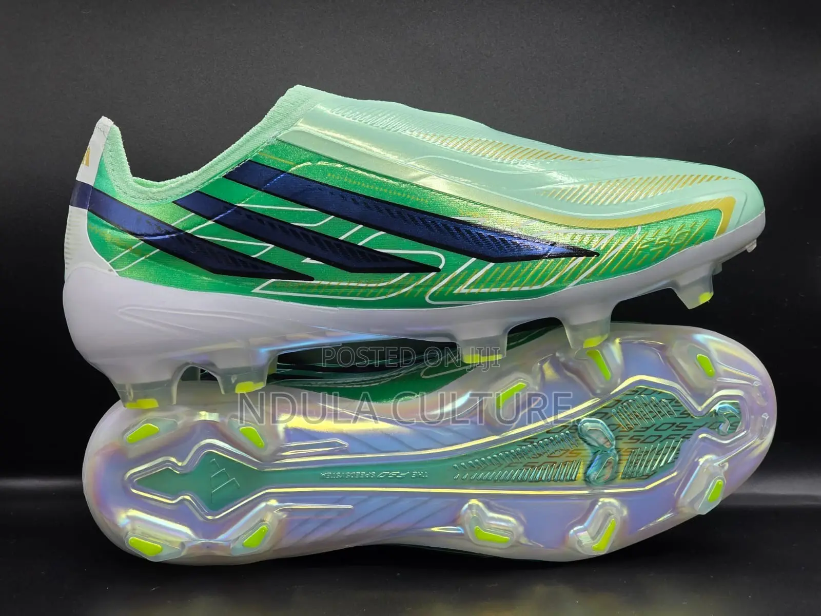 Adidas F50 Hyperfast Pro Laceless Turf Soccer Shoes
