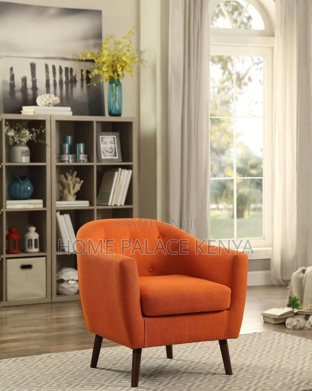 Accent Chair; Elegant Bedroom Accent Chair With Cushioned Seat