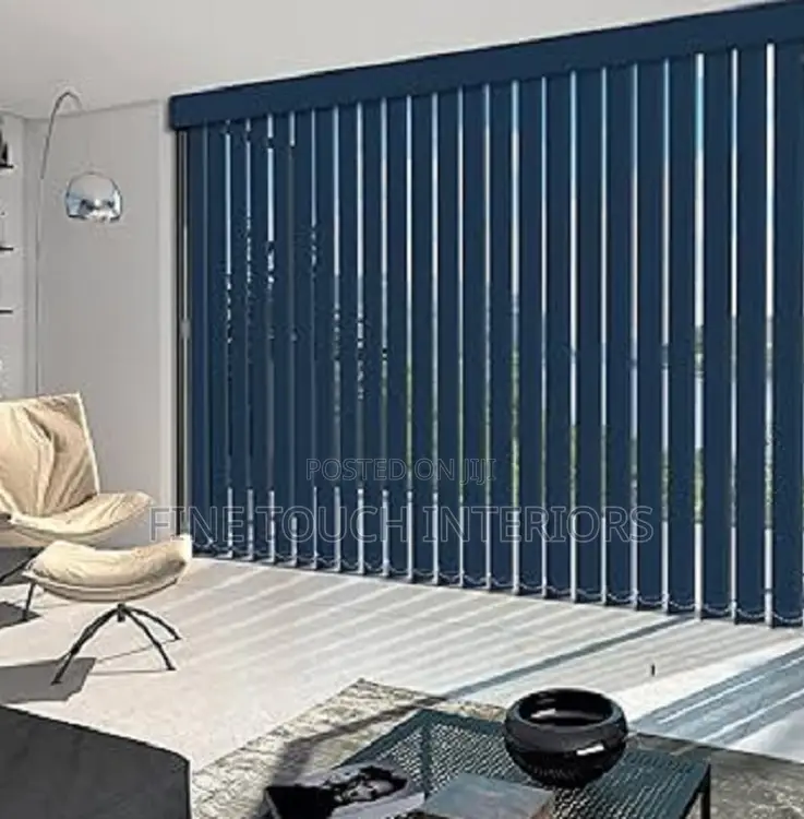Vertical Window Blinds for Living Room