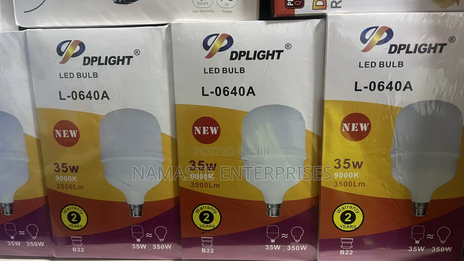 DPLIGHT LED Bulb 35W - L-0640a - 3500LM Super Bright - B22 - Daylight