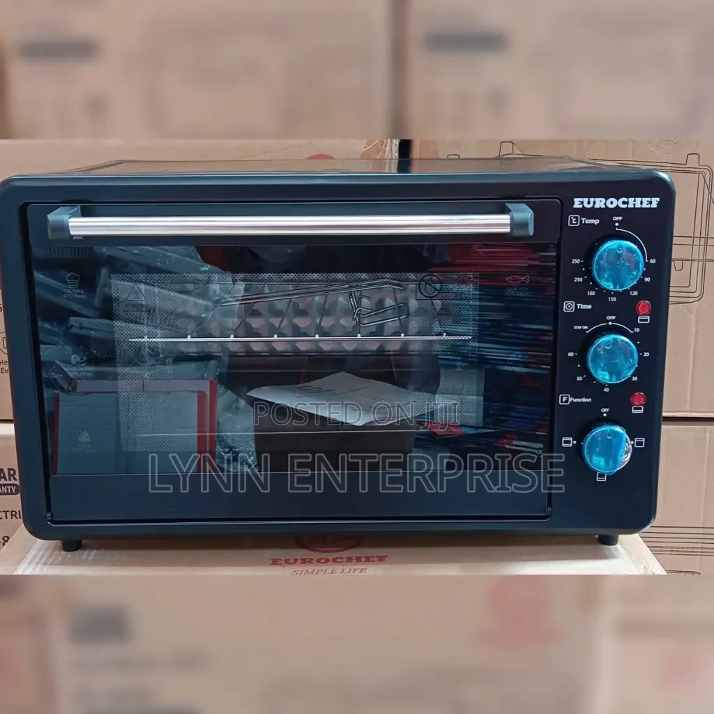 EUROCHEF 3 Knob Settings 32 Litres Electric Rotisserie Oven