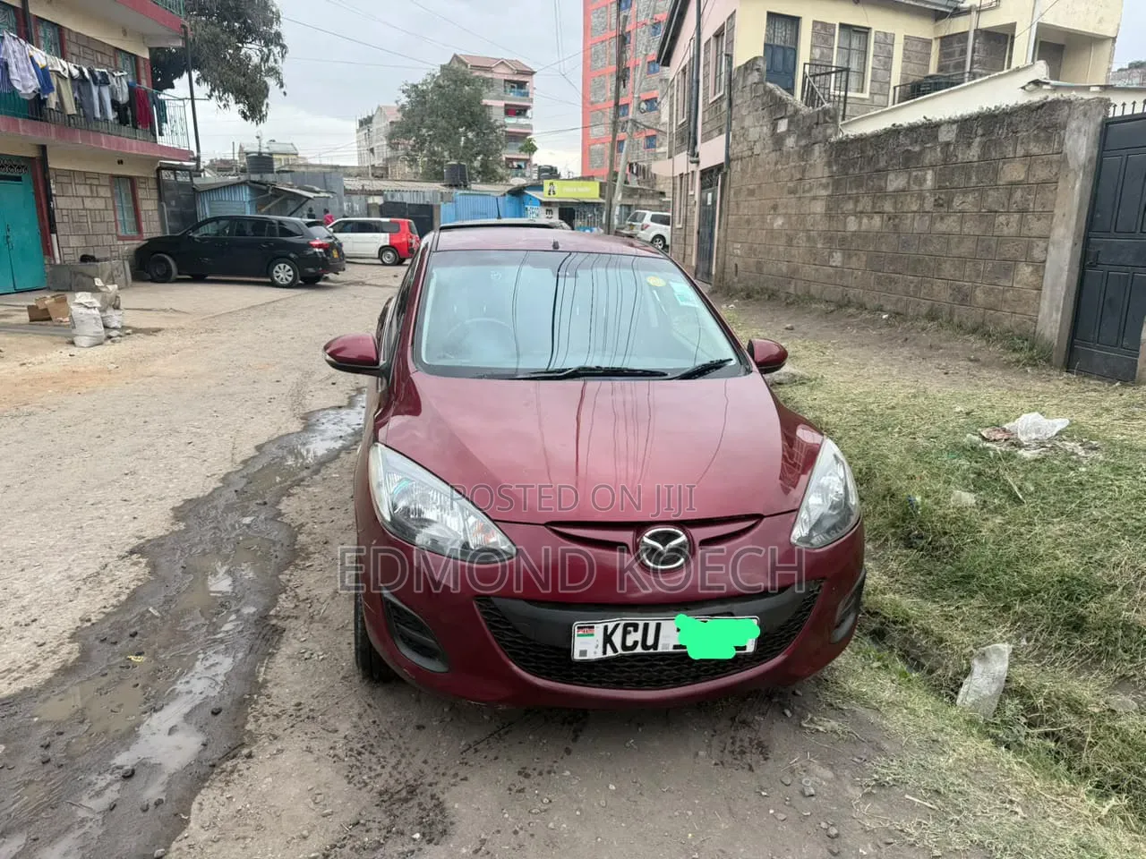Mazda Demio 2012 Maroon