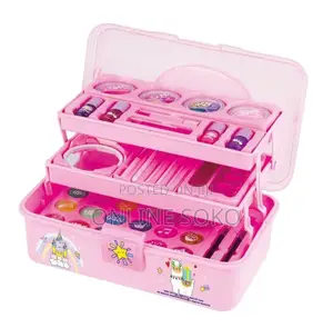 Washable Kids Girls Makeup Set Toy Kit – Pretend Makeup Kit for Girls