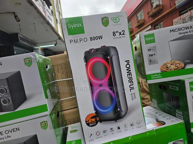 Syinix Powerful Bass Boom
SYNDJ280TWD Wireless Microphone
