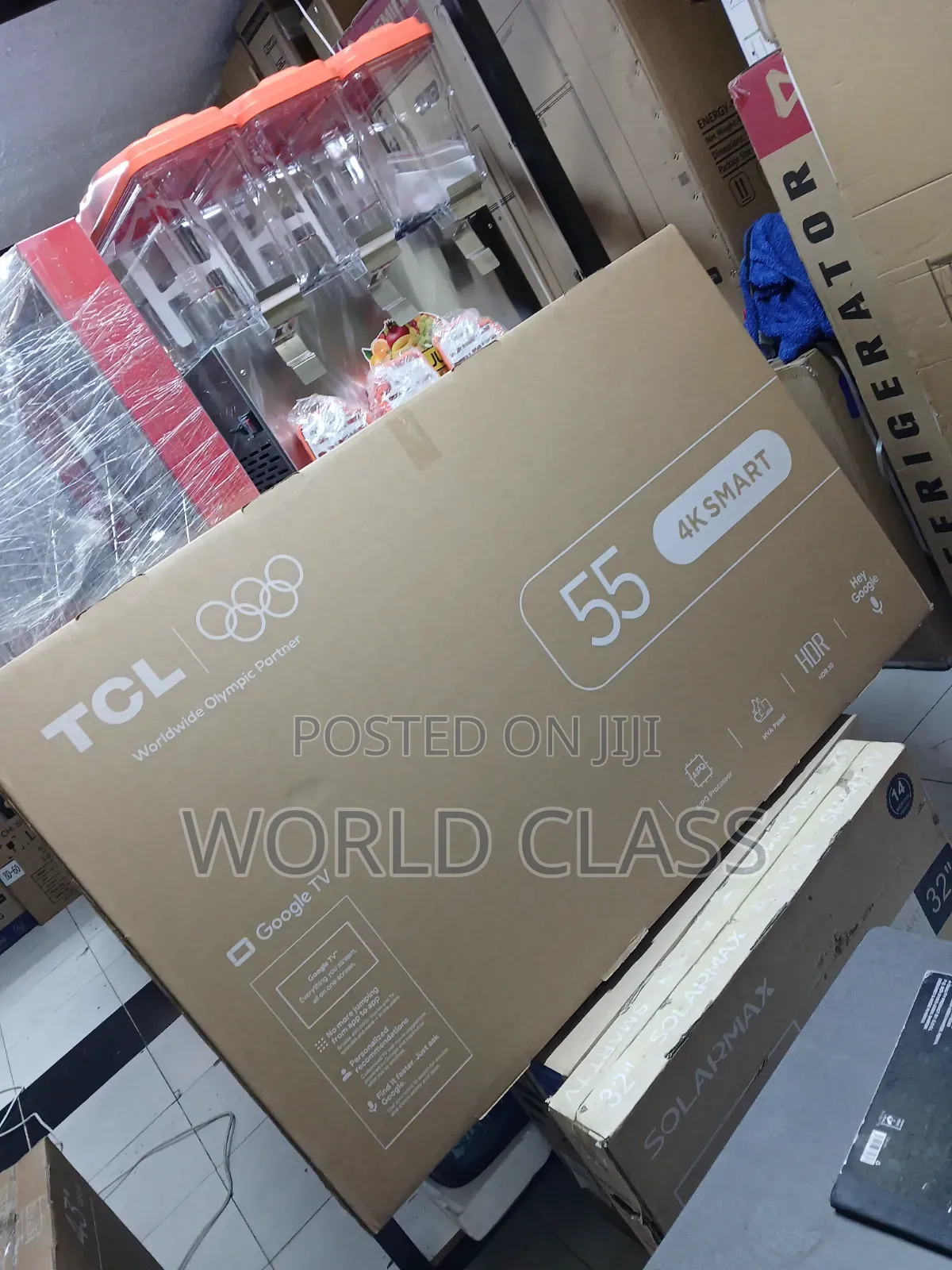 TCL 55-Inch Smart Google TV (Model Series Like the V6D) Bo