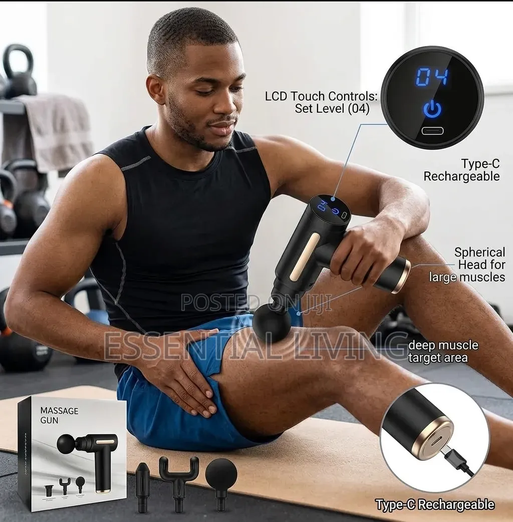 Body Massage Gun - Deep Tissue Massager Electric Fascia Massage Gun