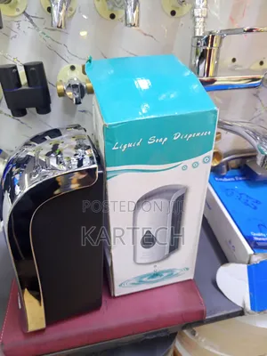 Silver Liquid Soap Dispenser – Wall Mounted