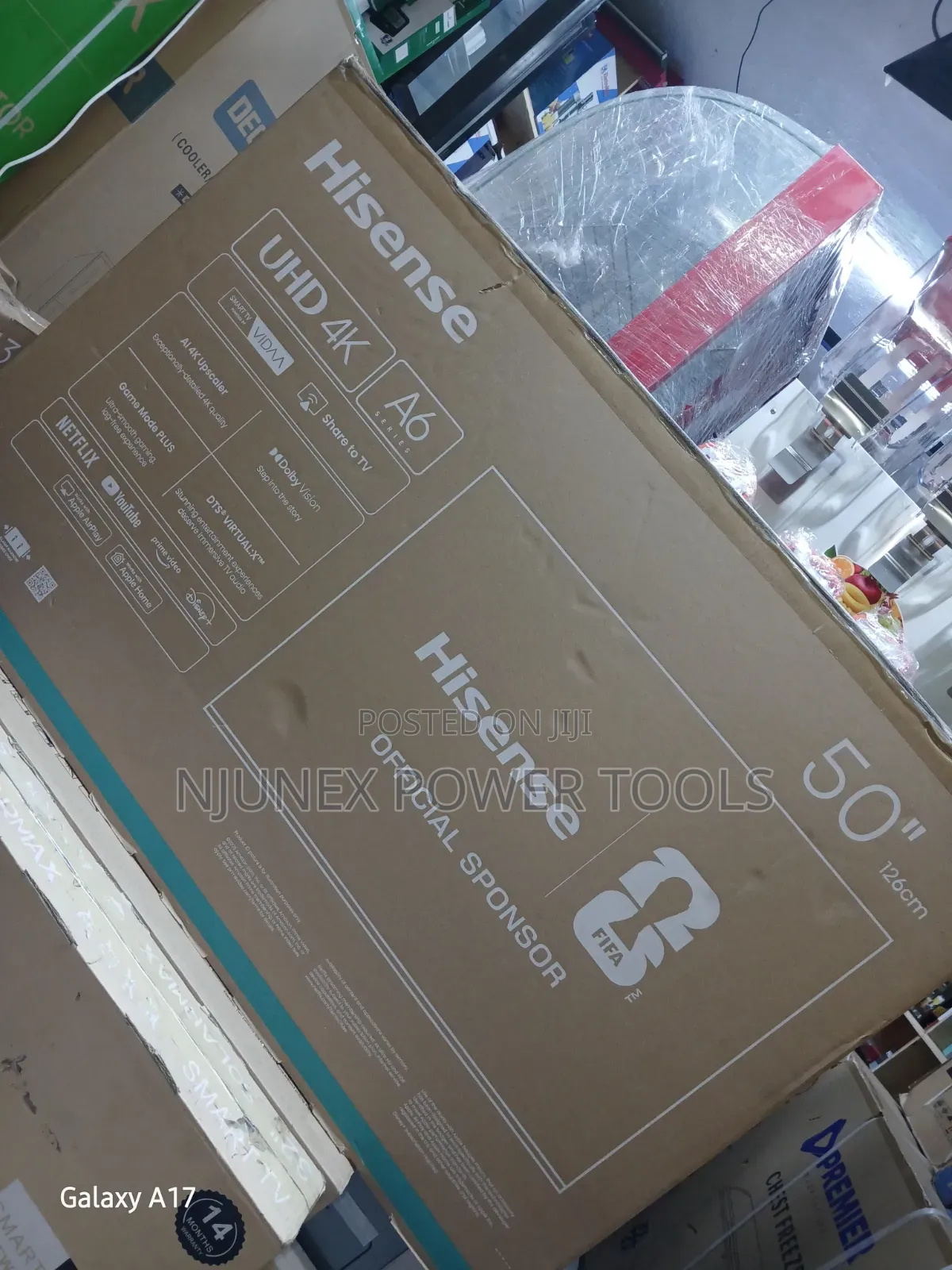 Hisense 50-Inch A6 Series Uhd Smart Led TV
