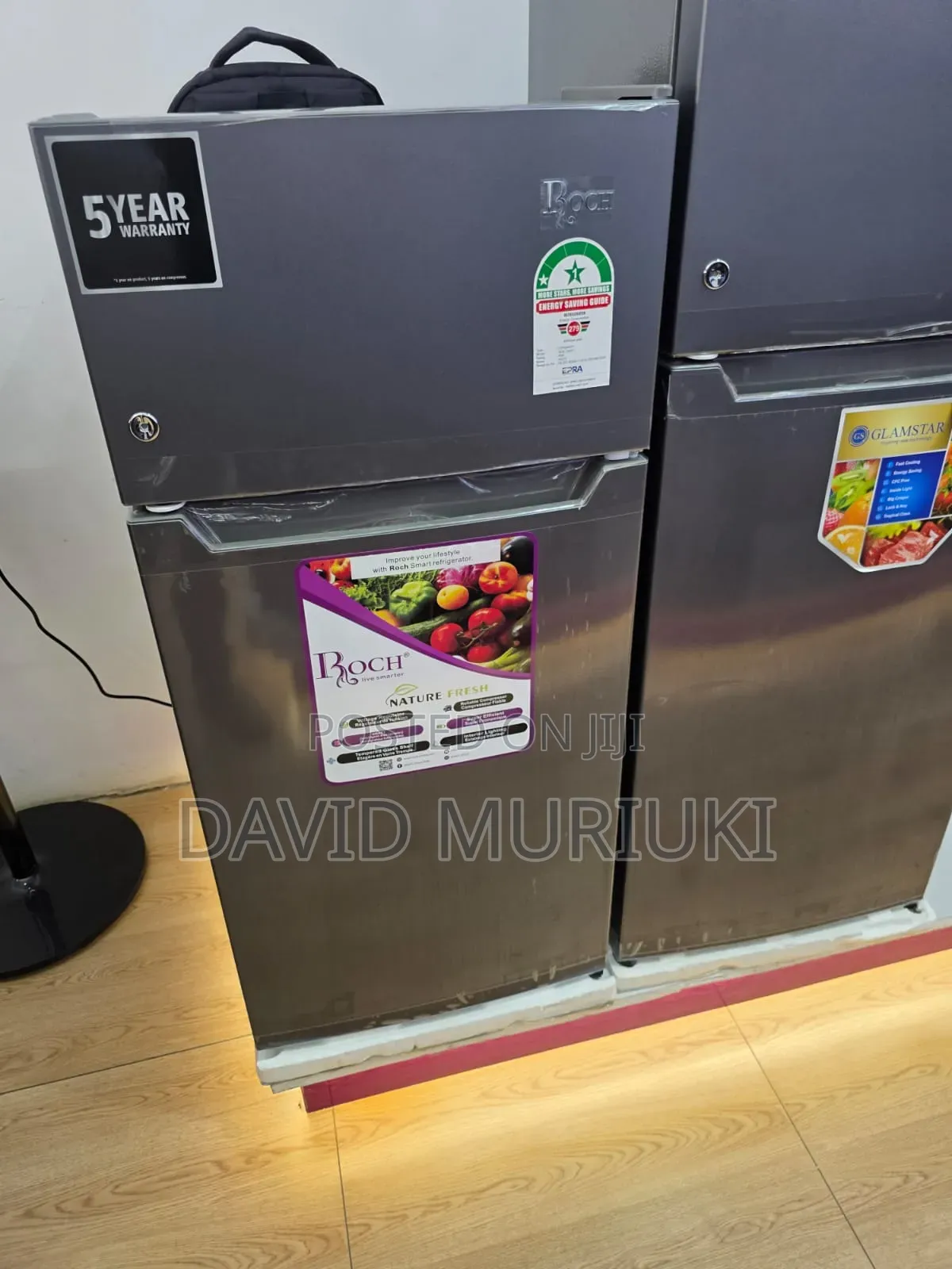 Roch 112L Double Door Refrigerator RFR-140 DT-1