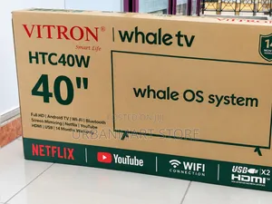 Brand New Vitron 40 Inch Smart Whale TV With Bluetooth, WiFi, YouTube