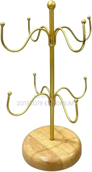8 Slot Golden Cup Stand