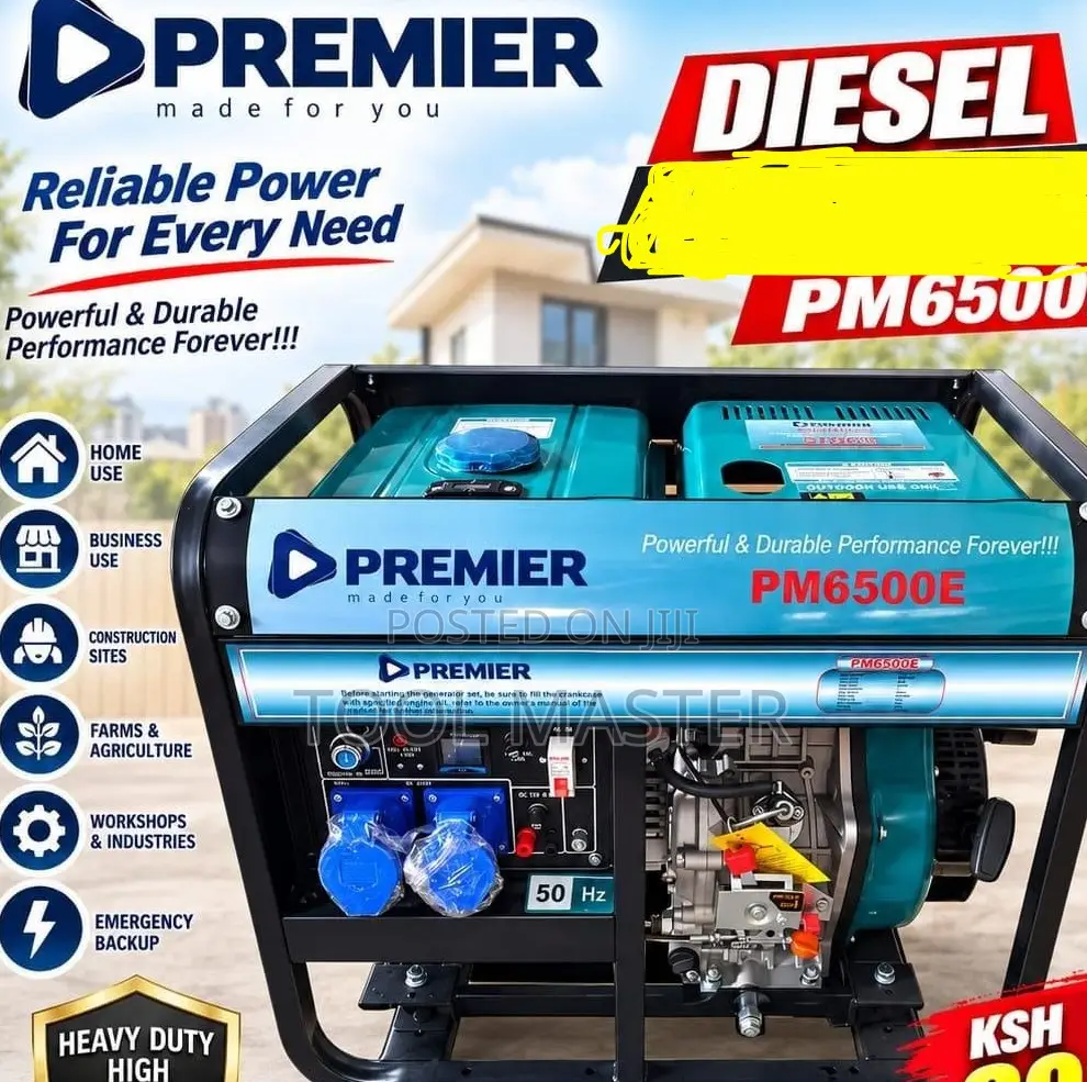 Premier Diesel Generator/Premier 6.6kva 5kw Silent Diesel Generator