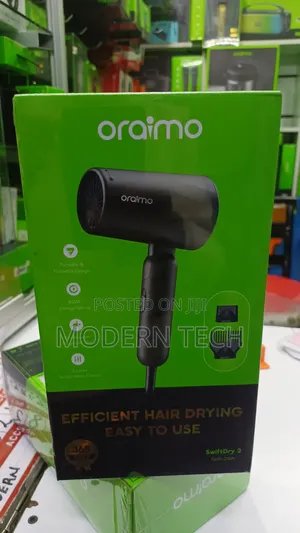 Oraimo 800W SwiftDry 2 Hair Dryer – Compact Travel Design