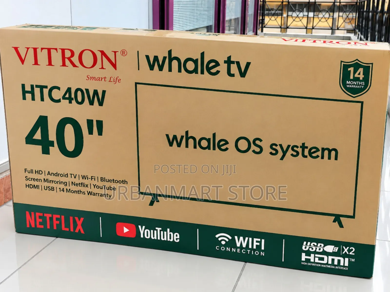Vitron 40 Inch Full HD Smart Television