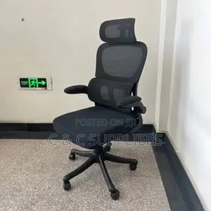 Study Ergonomic Chair With Flip Armrest