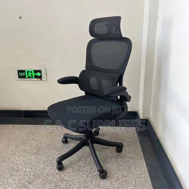 Study Ergonomic Chair With Flip Armrest