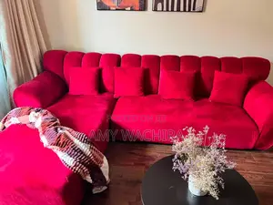 Magenta, Velvet 7-Seater Sectional Sofa