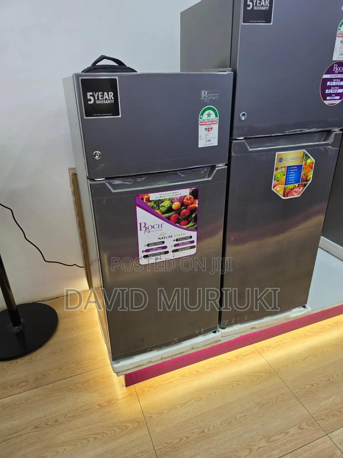 Roch RFR-140 DT-1 Compact Double Door Refrigerator