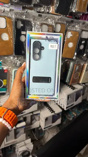 Black Folding Smartphone Protection Case for Samsung Galaxy Z Fold 7.