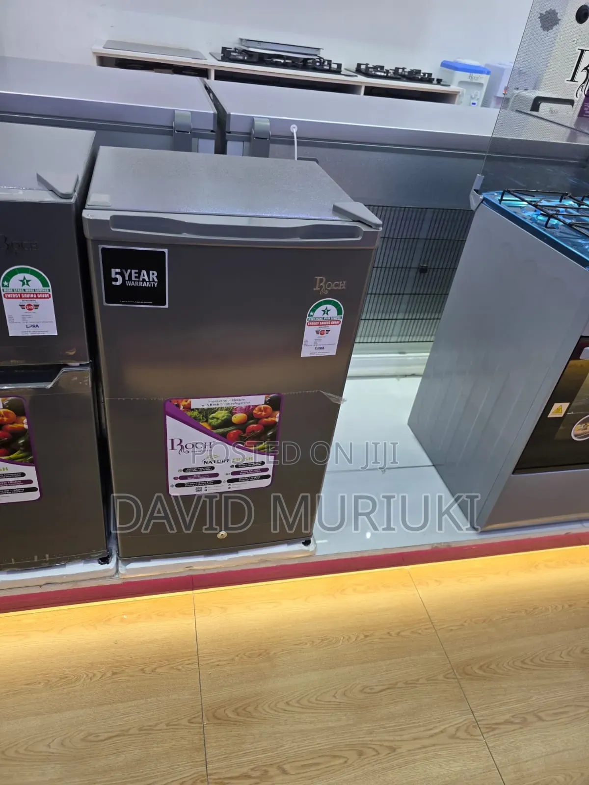 ROCH RFR-120-S-M 90L Single Door Fridge.
